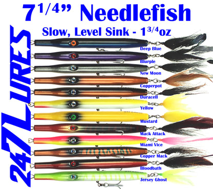 24/7 Lures - Needlefish - Slow Sink - 7.25" - 1.75oz